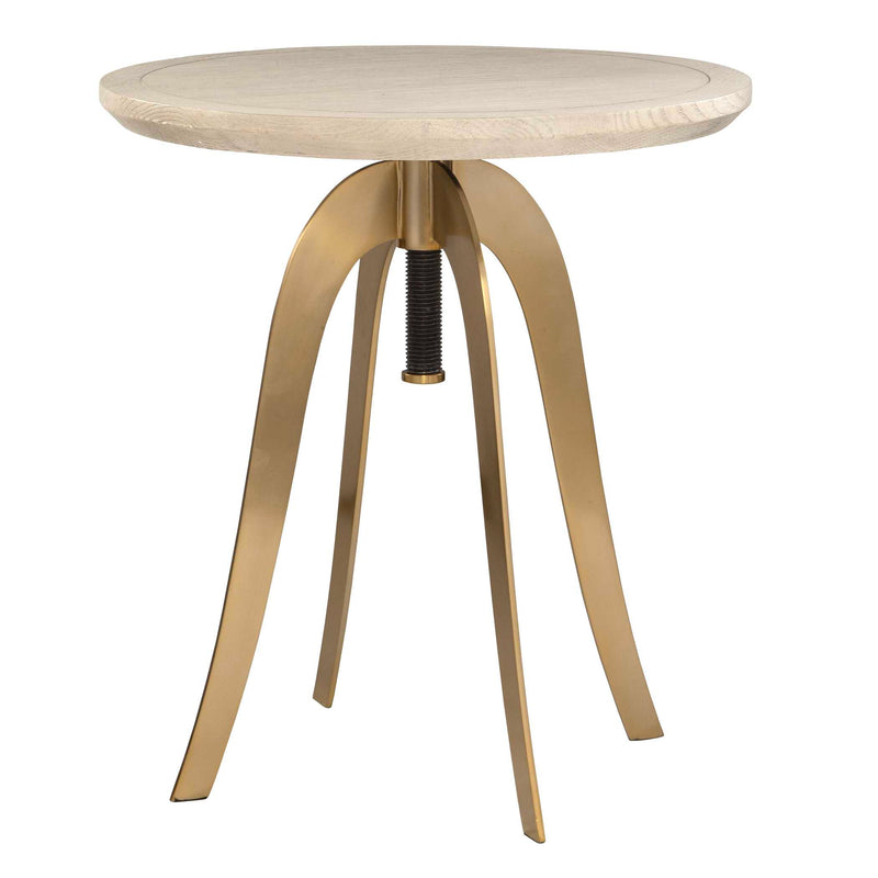 Uttermost 25942 Alice Oak Adjustable Accent Table