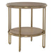 Uttermost 25747 Elise Round Brass Side Table