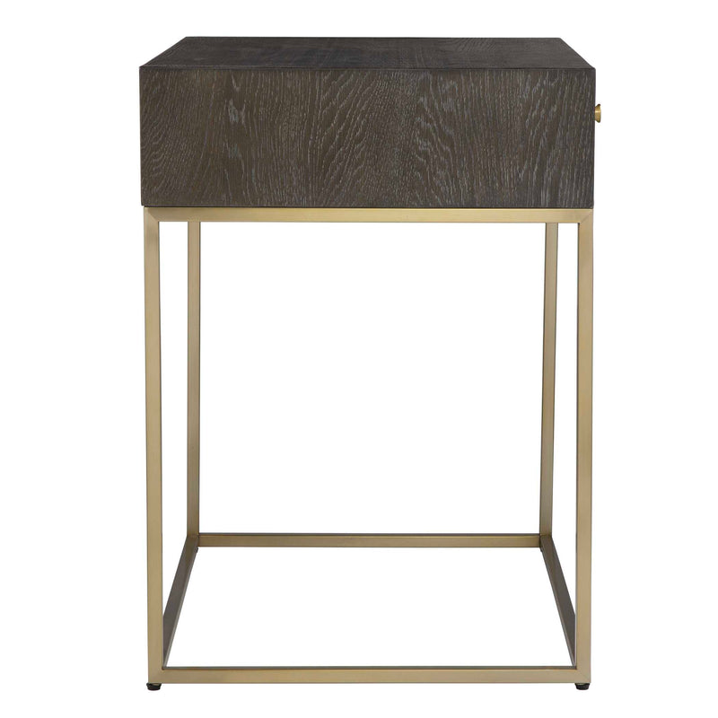 Uttermost 24989 Armistead Walnut Side Table