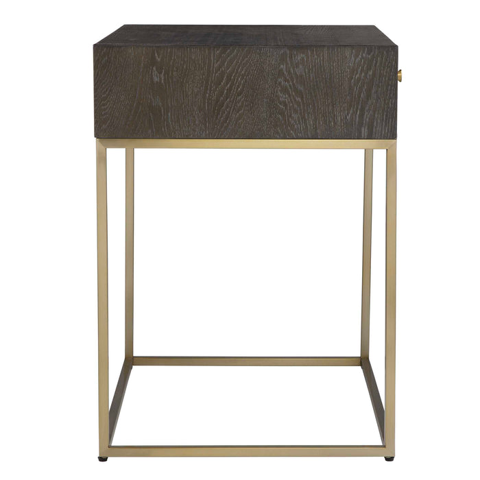 Uttermost 24989 Armistead Walnut Side Table