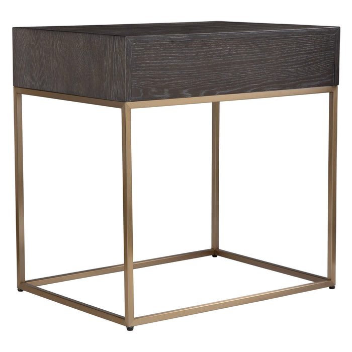Uttermost 24989 Armistead Walnut Side Table