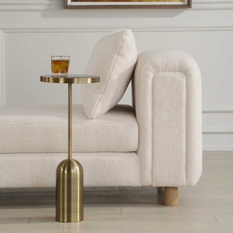 Uttermost 24173 Pascal Brass Drink Table