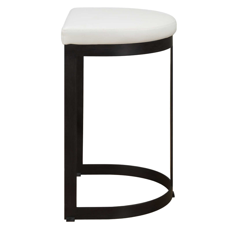 Uttermost 23803 Ivanna White Counter Stool