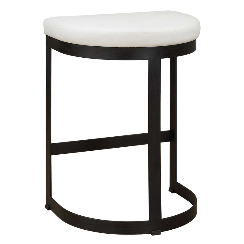 Uttermost 23803 Ivanna White Counter Stool