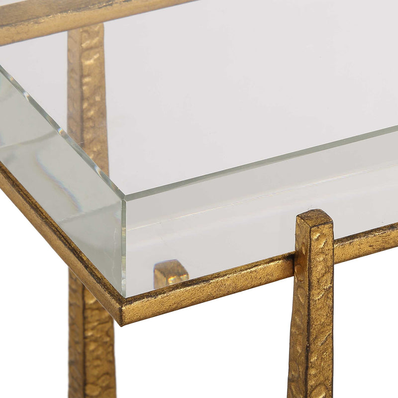 Uttermost 24839 Midas Thick Crystal Accent Table