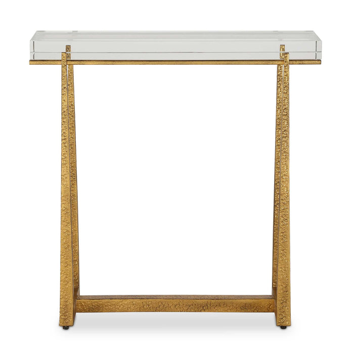 Uttermost 24839 Midas Thick Crystal Accent Table