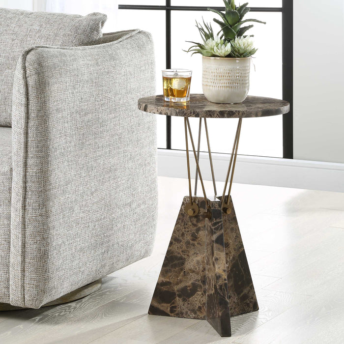 Uttermost 50002 Levitate Marble Accent Table