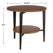 Uttermost 24595 Loddon Oak Side Table