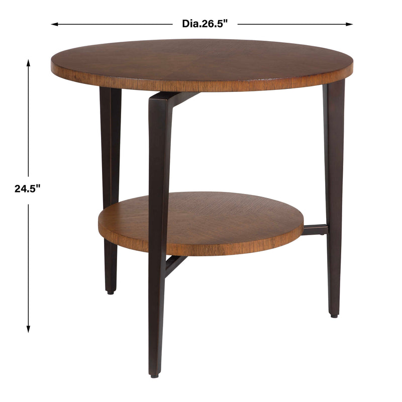 Uttermost 24595 Loddon Oak Side Table