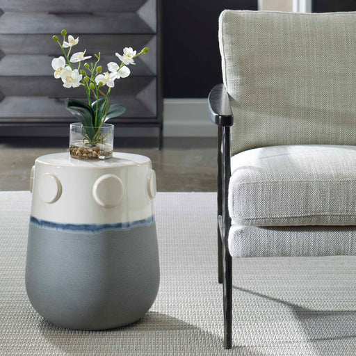 Uttermost 50004 Mulvane Ceramic Garden Stool