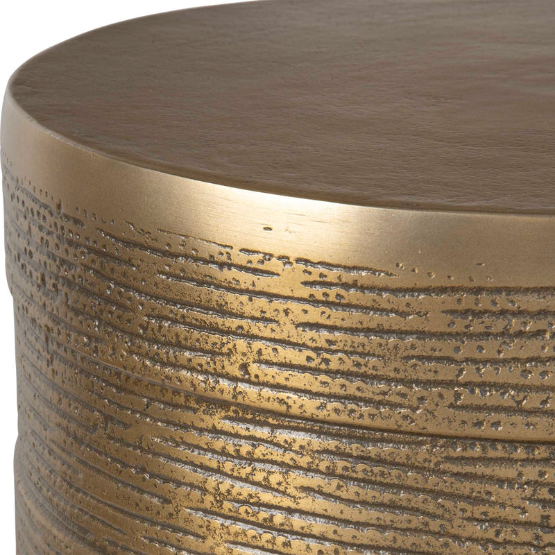 Uttermost 50015 Odin Antique Brass Accent Table