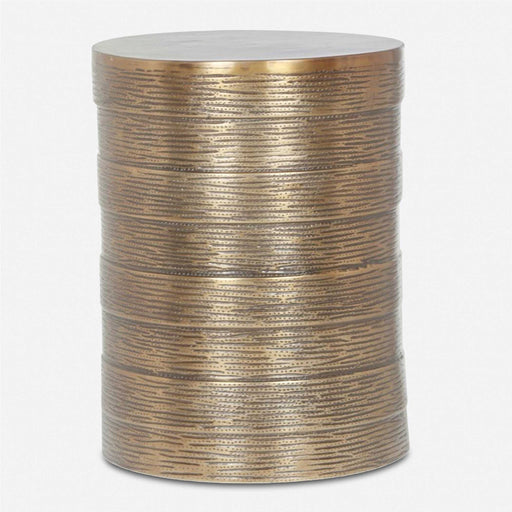 Uttermost 50015 Odin Antique Brass Accent Table