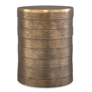 Uttermost 50015 Odin Antique Brass Accent Table