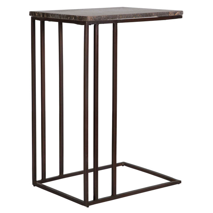 Uttermost 50011 Theodore Travertine Accent Table