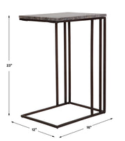 Uttermost 50011 Theodore Travertine Accent Table