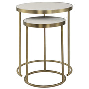 Uttermost 50007 Aragon White Nesting Tables Set/2