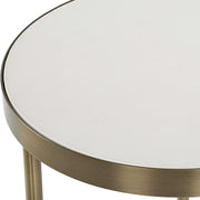 Uttermost 50007 Aragon White Nesting Tables Set/2
