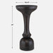Uttermost 50067 Gambit Hourglass Accent Table