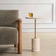 Uttermost 50060 Malya Travertine Accent Table