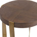 Uttermost 50061 Drew Brass Accent Table