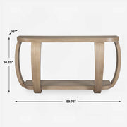 Uttermost 50062 Adona Wood Console Table
