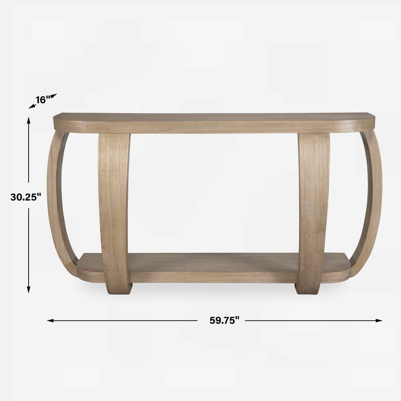 Uttermost 50062 Adona Wood Console Table