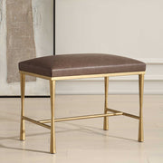 Uttermost 23893 Reform Gold Small Bench