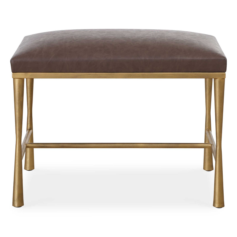 Uttermost 23893 Reform Gold Small Bench
