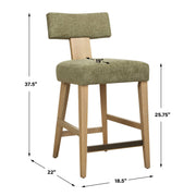 Uttermost 23884 Elysian Moss Counter Stool