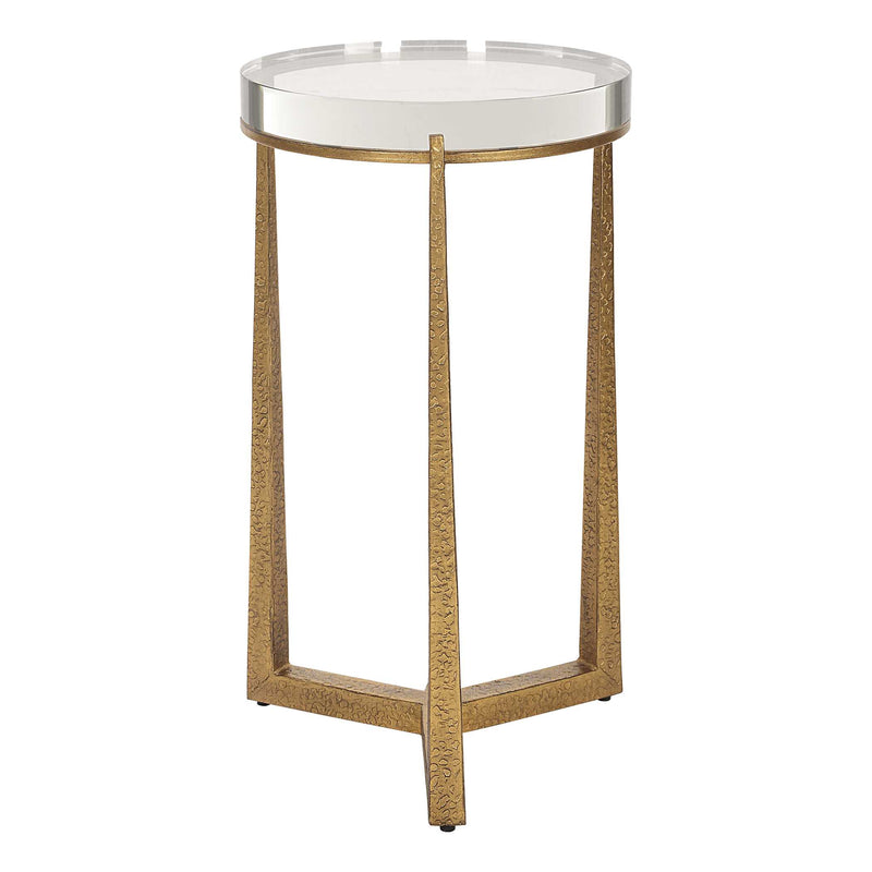 Uttermost 50091 Midas Antique Gold Accent Table
