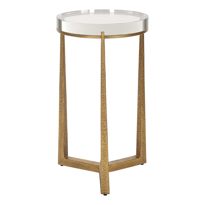 Uttermost 50091 Midas Antique Gold Accent Table