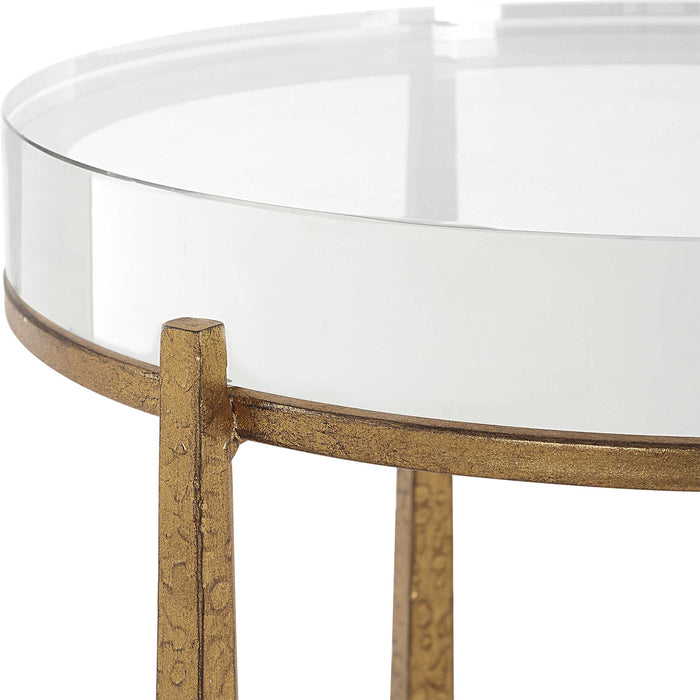 Uttermost 50091 Midas Antique Gold Accent Table