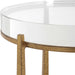 Uttermost 50091 Midas Antique Gold Accent Table