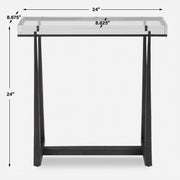 Uttermost 50085 Midas Bronze Accent Table