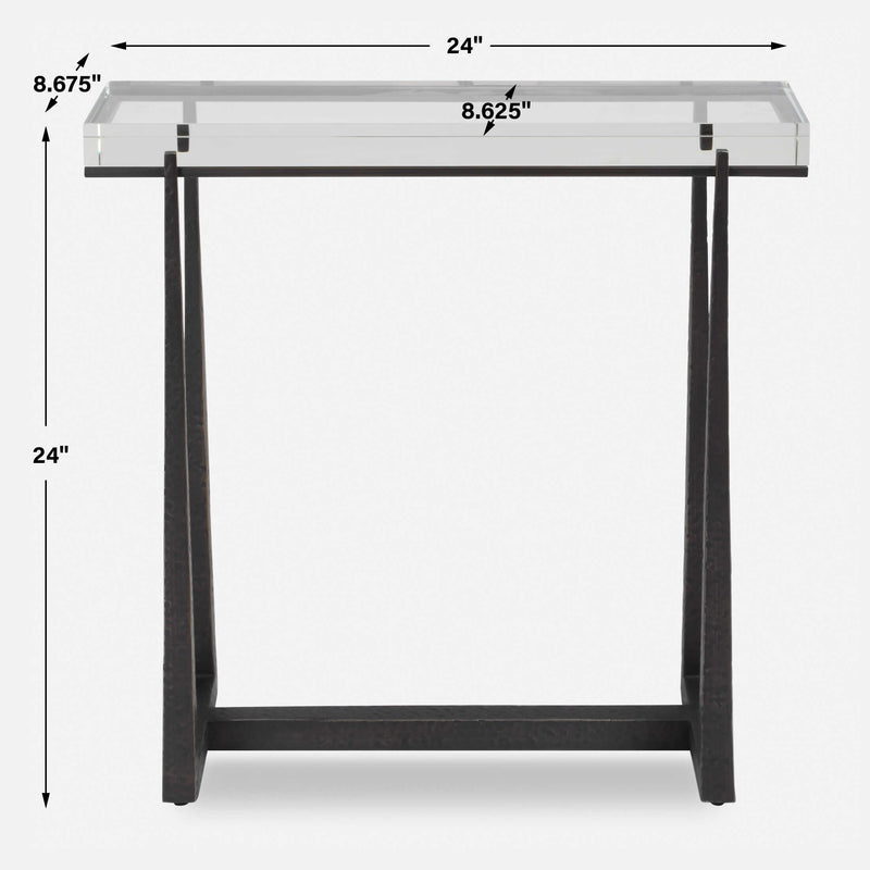 Uttermost 50085 Midas Bronze Accent Table
