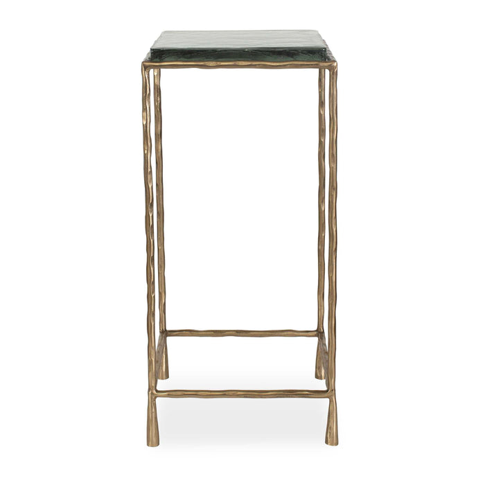 Uttermost 50089 Ovard Antiqued Gold Accent Table