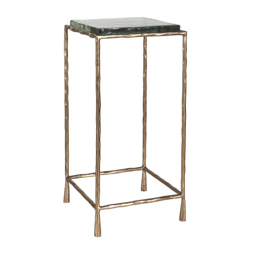 Uttermost 50089 Ovard Antiqued Gold Accent Table