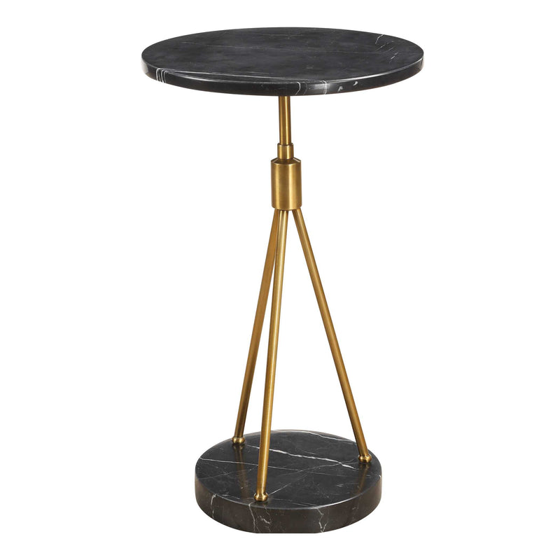 Uttermost 50066 Rosston Black Marble Accent Table
