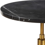 Uttermost 50066 Rosston Black Marble Accent Table