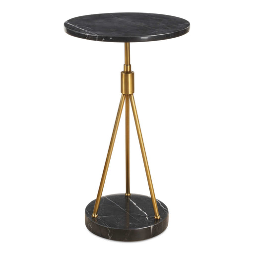 Uttermost 50066 Rosston Black Marble Accent Table