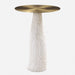 Uttermost 50092 Hollen White Stone Accent Table