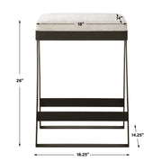 Uttermost 23875 Hover Iron Counter Stool