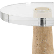Uttermost 50076 Niari Travertine Drink Table