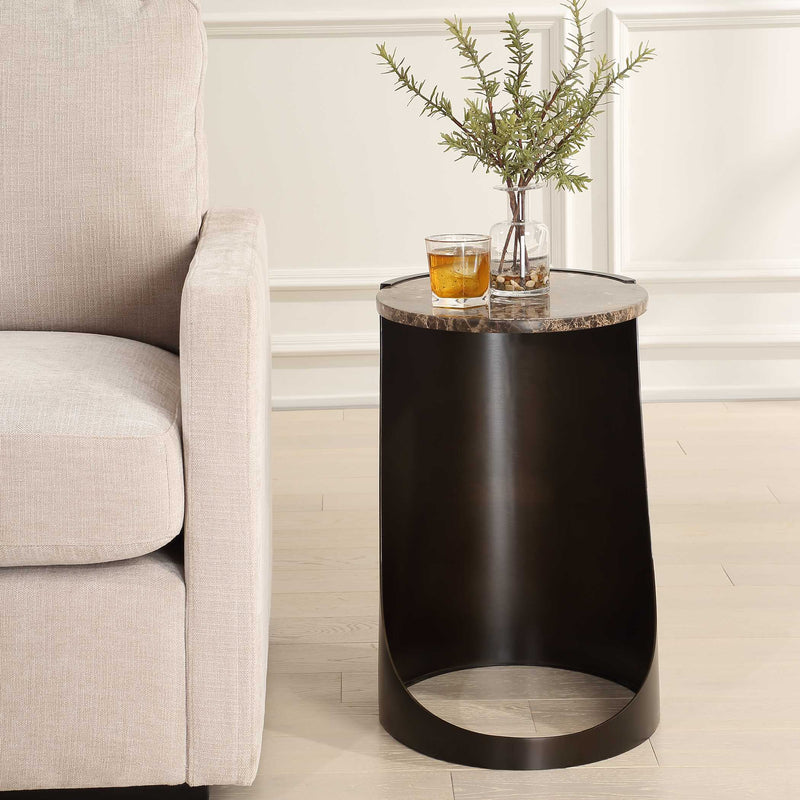 Uttermost 50095 Welling Modern Metal Side Table