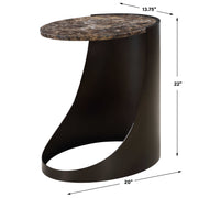 Uttermost 50095 Welling Modern Metal Side Table