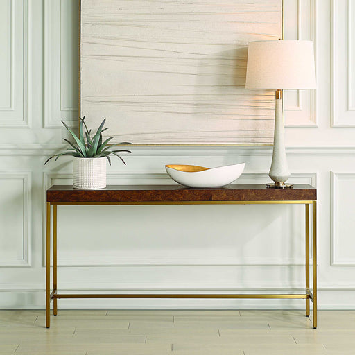 Uttermost 50082 Moran Burl Console Table
