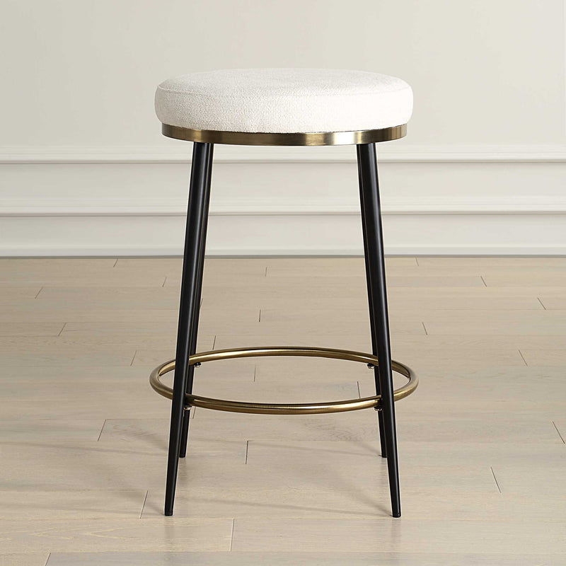 Uttermost 23897 Ensemble Cream Counter Stool