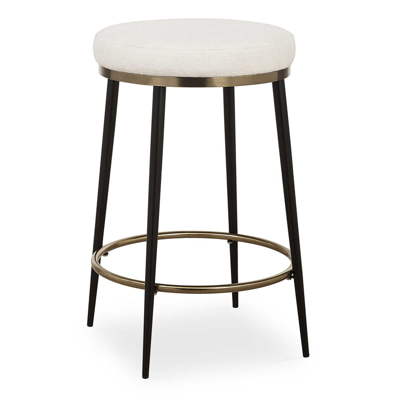 Uttermost 23897 Ensemble Cream Counter Stool