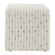Uttermost 23914 Joie White Chenille Ottoman