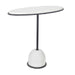 Uttermost 50135 Morro White Marble Side Table